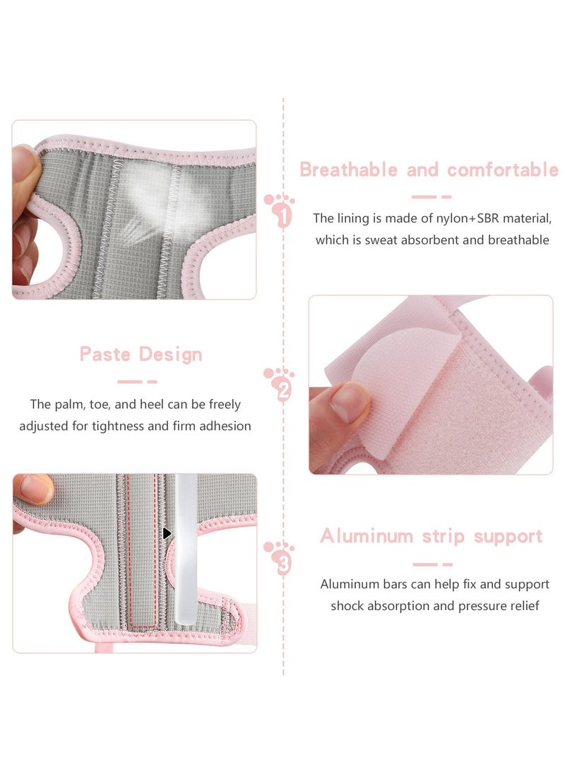 CMGTYYD Bunion Corrector, Hallux Valgus Corrector, Pink Adjustable Bunion Splint, Toe Separators Silicone, Toe Protectors Silicone, 6 Piece Set Orthopedic Bunion Correction for Men and Women (Pink)  - Image 4