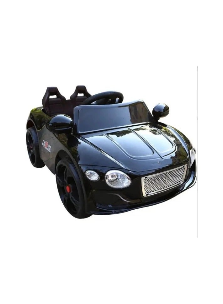 Electric ride-on car for children, children's electric car with a large seat, multi-colored. (black) - Image 1