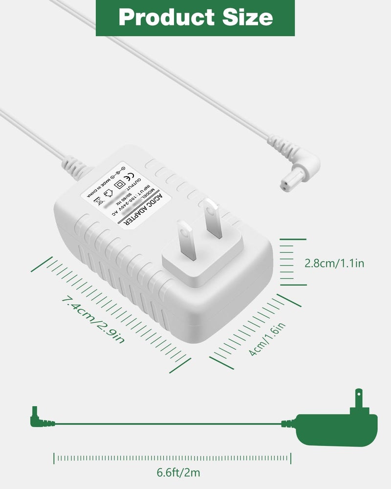 JOVNO 15V Charger Compatible with Vacuum Cleaner 90627870 Dusbuster Handheld Vacuum Cleaners S003AQU1500015 HHVI315JO42 HFVB315J22 HHVI320JR02 90629039, Replacement Power Supply Cord 6FT - Image 4