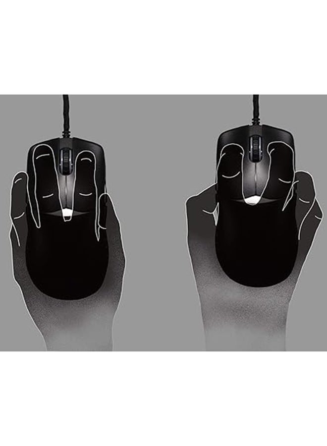 Ducky RGB Ultra-Lightweight Wired Gaming Mouse, PixArt PMW3389 Sensor, 16000 DPI, 7 Buttons, Huano Switches, 65g, Ambidextrous, Adjustable Polling Rate & LOD, PTFE Feet, Paracord Cable, DMFE20O-OAAPA7B Black - Image 3