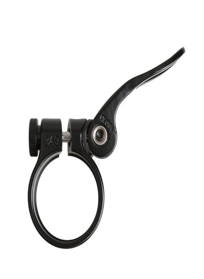 Lista Quick Release Bicycle Seat Post Clamp, Black Aluminum Binder Bolt, 34.9mm for Cycling Bikes - Image 2