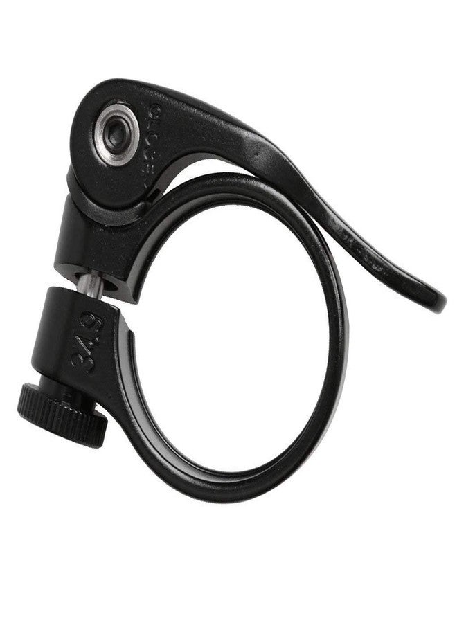 Lista Quick Release Bicycle Seat Post Clamp, Black Aluminum Binder Bolt, 34.9mm for Cycling Bikes - Image 3