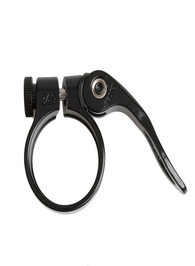 Lista Quick Release Bicycle Seat Post Clamp, Black Aluminum Binder Bolt, 34.9mm for Cycling Bikes - Image 4