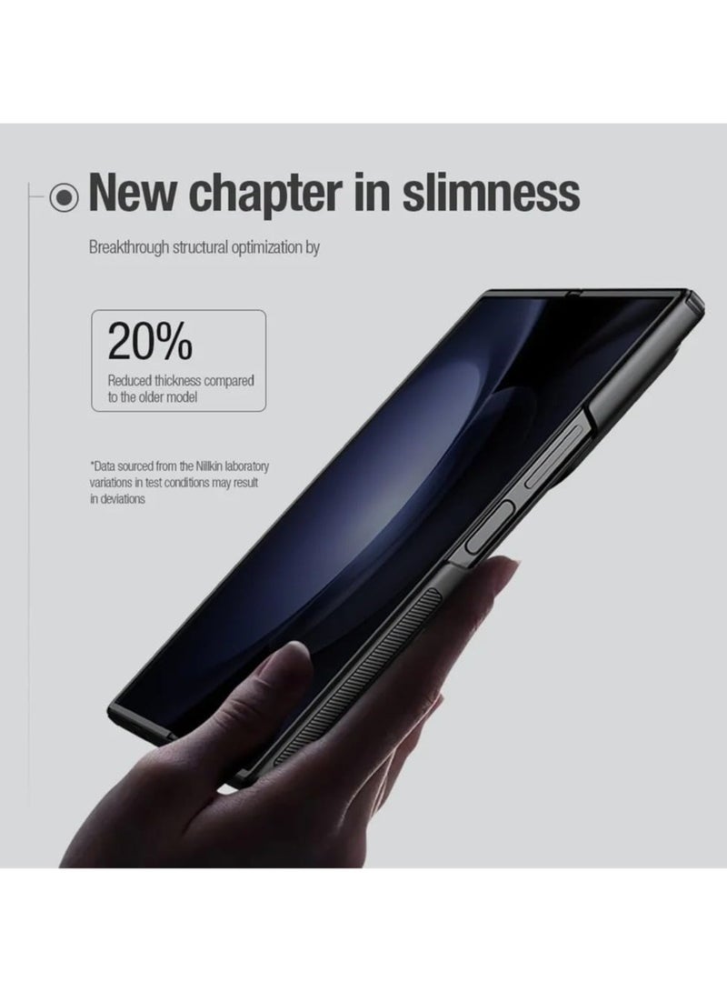 general Case Compatible with Samsung Galaxy Z Fold 6 5G, Frosted Shield Slim Fit Matte Hard PC Back Shell Soft TPU Frame Camera Protection Shockproof Folding Cover - Image 4