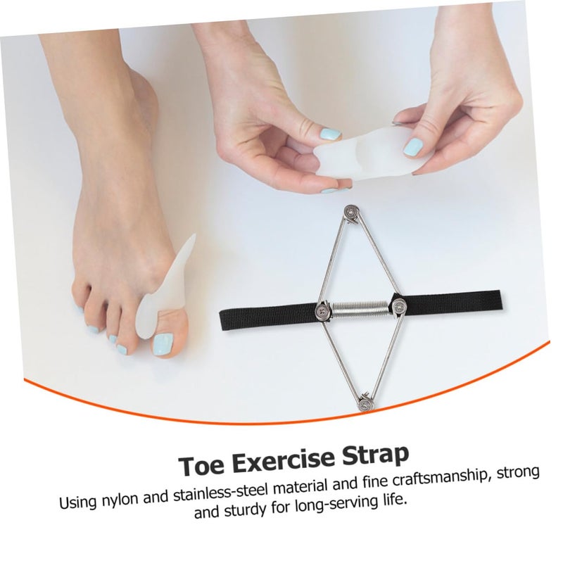 2PCS Hallux Valgus Corrector Elastic Bunion Relief Strap For Toe Alignment And Stretching - Image 4