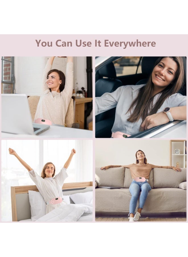 Portable Cordless Heating Pad for Menstrual Cramps – 6 Heat Levels & 6 Massage Modes for Back Pain and Cramps Relief - Image 4