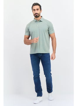 Men Regular Fit Textured Short Sleeves Polo Shirt, Sage Green - pzsku/Z6B5BA353A244C6907647Z/45/_/1737642929/f54a761a-262b-443a-9152-27924547b7c8