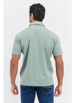 Men Regular Fit Textured Short Sleeves Polo Shirt, Sage Green - pzsku/Z6B5BA353A244C6907647Z/45/_/1737642994/379a7b98-a761-48a2-9c75-75e8c0cd0d00