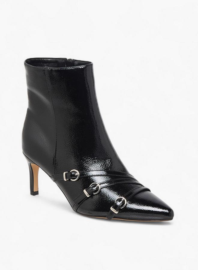 فلورا بيلا من شو إكسبرس بوت نسائي بكعب مزخرف للكاحل - Image 3