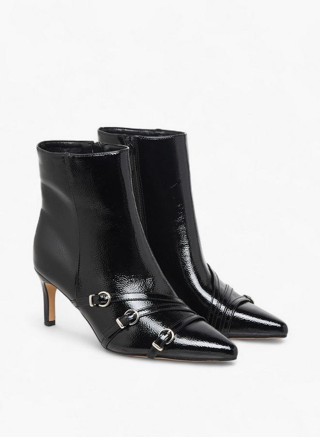 فلورا بيلا من شو إكسبرس بوت نسائي بكعب مزخرف للكاحل - Image 2