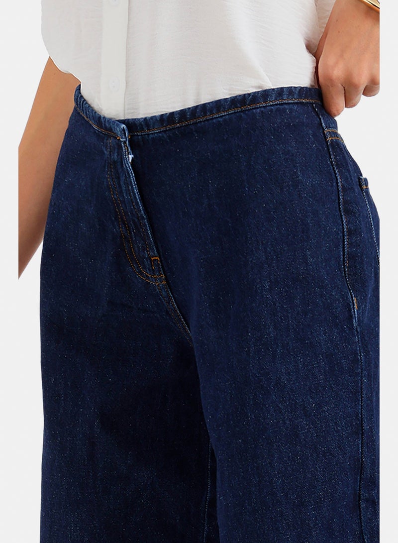 Carina Hidden-Closure Denim Pants - Image 5