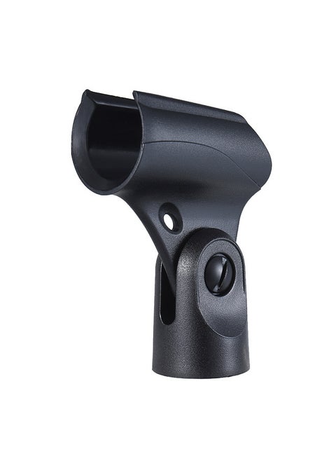 M-7 Plastic Mic Clip Wireless Microphone Holder φ22mm Adjustable Tilting Angle for All 22mm Diameter Handheld Transmitters Microphones