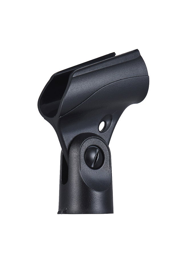 M-7 Plastic Mic Clip Wireless Microphone Holder φ22mm Adjustable Tilting Angle for All 22mm Diameter Handheld Transmitters Microphones