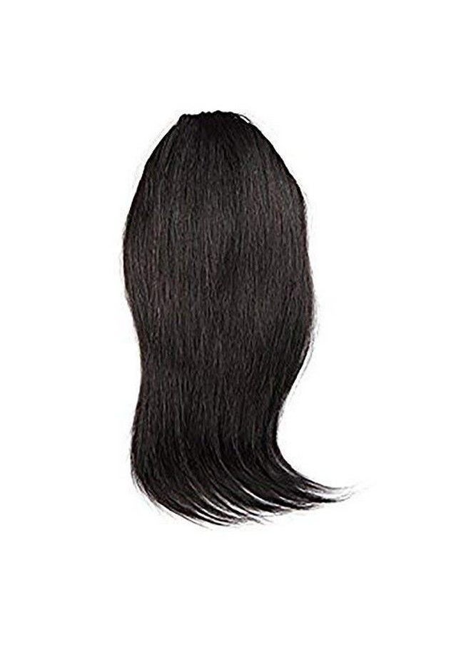Paradise - Synthetic Uncut Front Hair Extensions With Clips Hair Bang Fringe For Women And Girls (Black) - Image 1