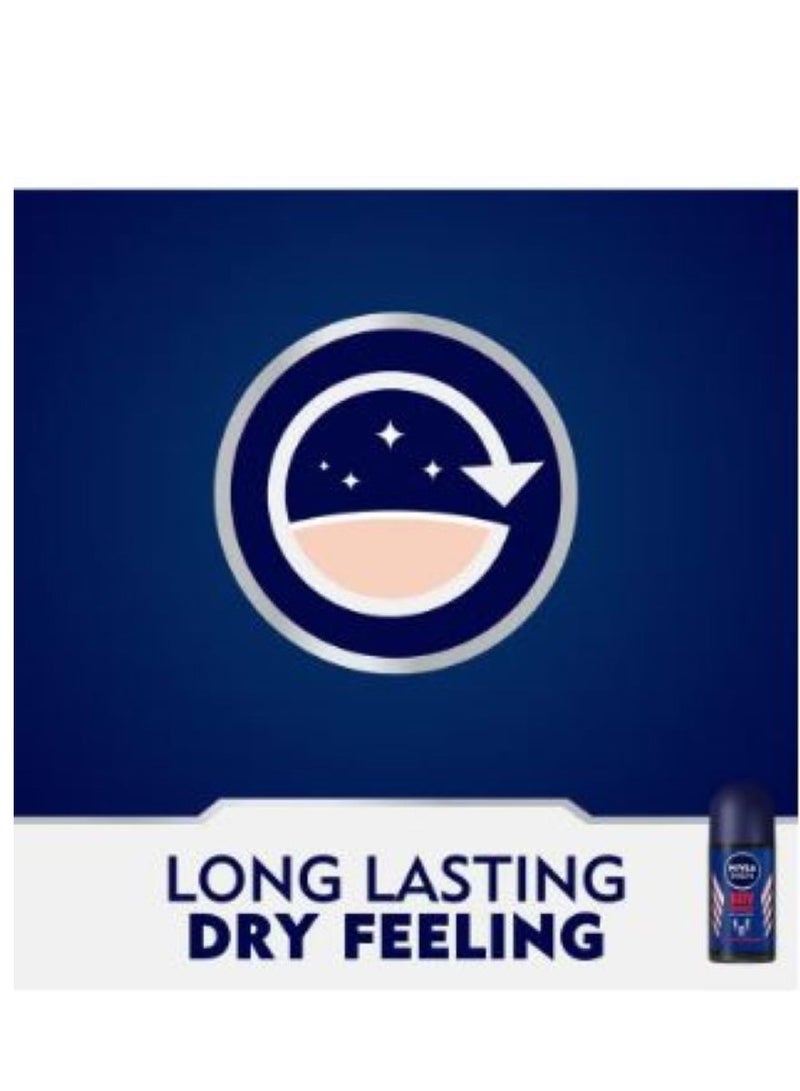 Nivea Nivea Dry Impact Roll-On Deodorant for Men, 50 ml - Image 3