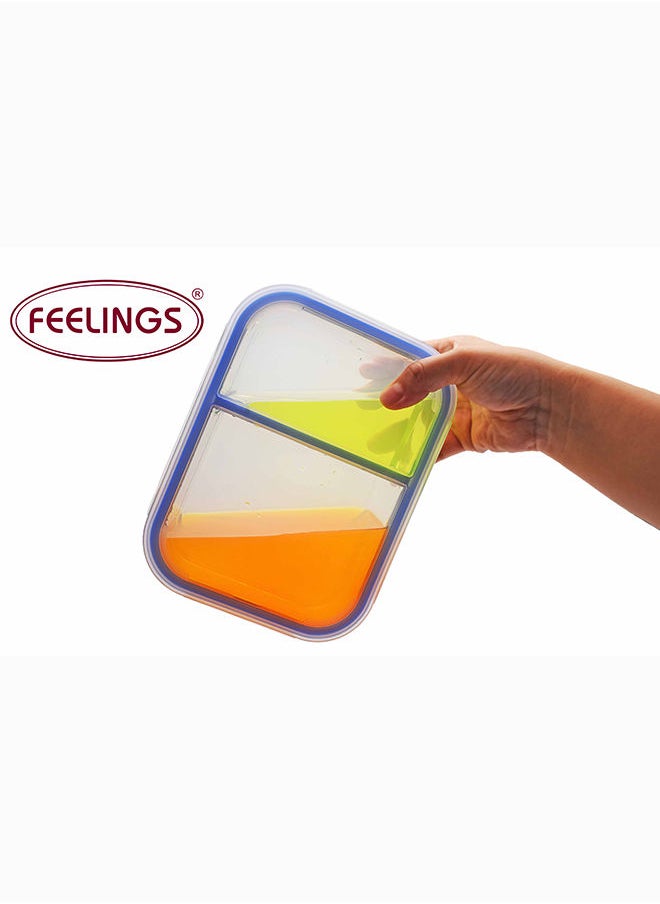 Feelings فاصل تخزين زجاجي 1500 مل  - Image 2