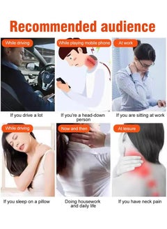 Excefore Neck Support Collar, Adjustable Neck Support Brace, Neck Brace for Neck Relief, Neck Wraps Keep Vertebrae Stable and Aligned, Relieves Neck Pain and Spine Pressure  - Image 3