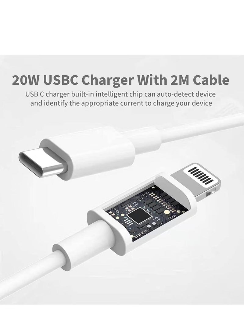 iPhone 20W Fast Charger | USB C Wall Fast Charger with USB C to Lightning Cable Compatible with iPhone 14/14 Pro/14 Pro Max/13/12/SE2020/11/XR/XS Max/X/iPad - pzsku/Z6B5C075059D2B18C6019Z/45/_/1727232039/f576f497-cdf1-44b2-bdde-d49496f64dc4