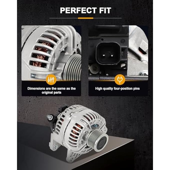 ROADFAR Alternator Compatible for for Toyota for FJ Cruiser 2007-2010,for Toyota for Tacoma 2005-2015,for Toyota for Tundra 2006-2010, Replace 11239 - Image 5