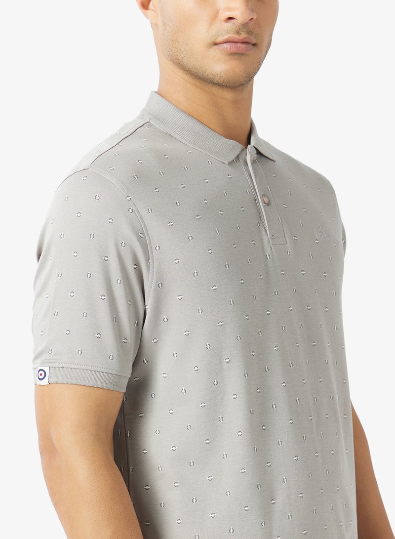 Ben Sherman All Over Printed Polo - Image 3
