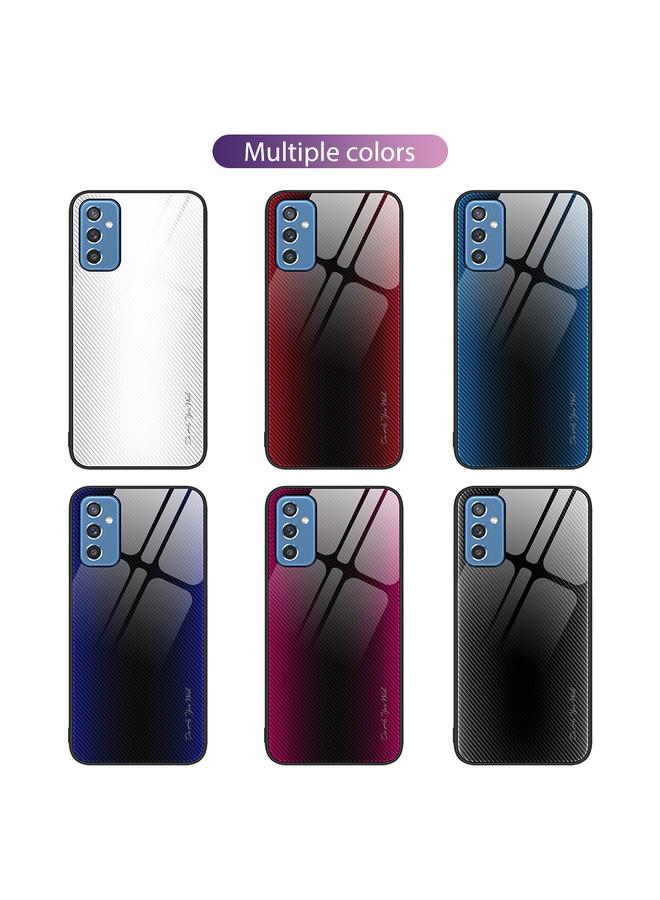 S-TOP Case For Samsung Galaxy M52 5G Texture Gradient Glass TPU Phone Case - Image 2