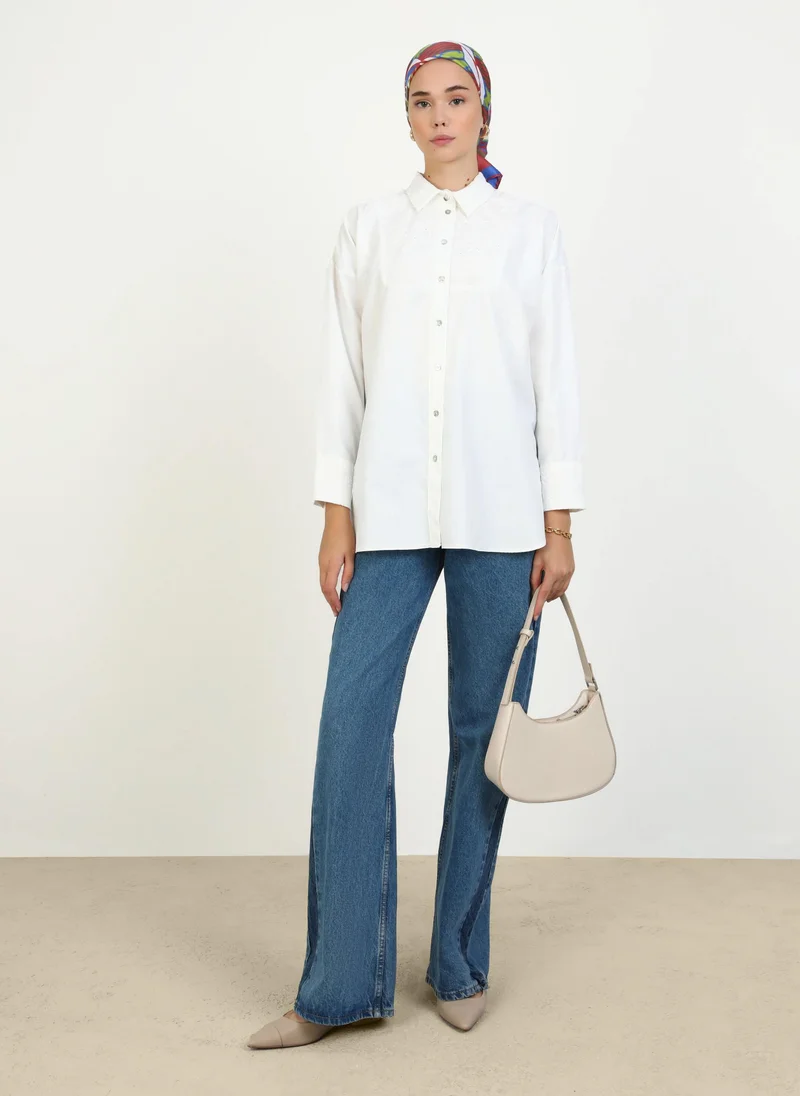 Refka by modanisa Beige - Tunic - Refka
