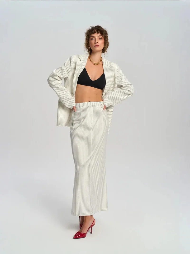 ماي كولكشن MAI STUDIOS Bruno Striped Skirt