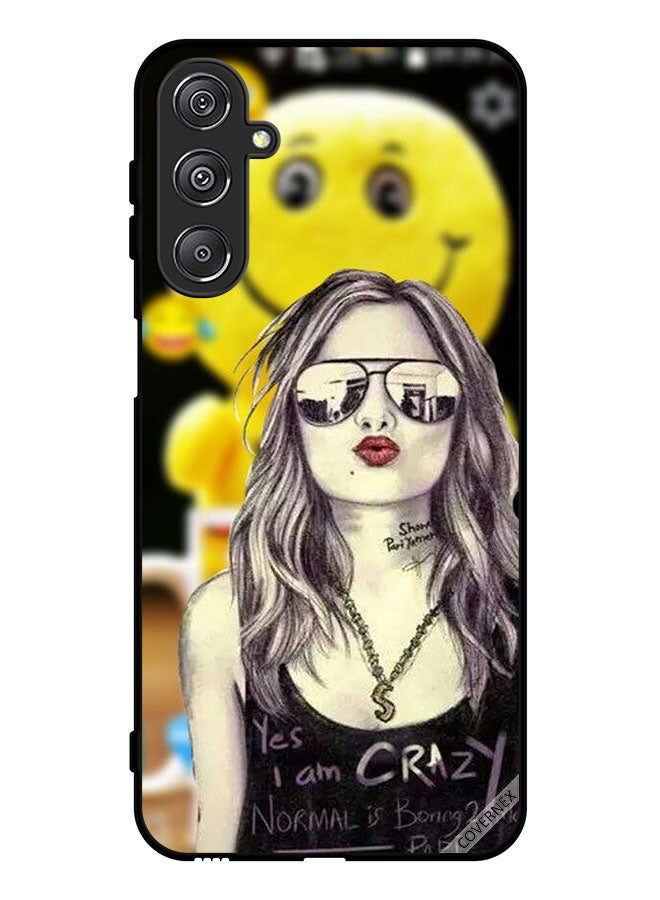 Covernex Protective Case Cover For Samsung Galaxy M34 5G Yes I Am Crazy Normal Is Boring - Image 1