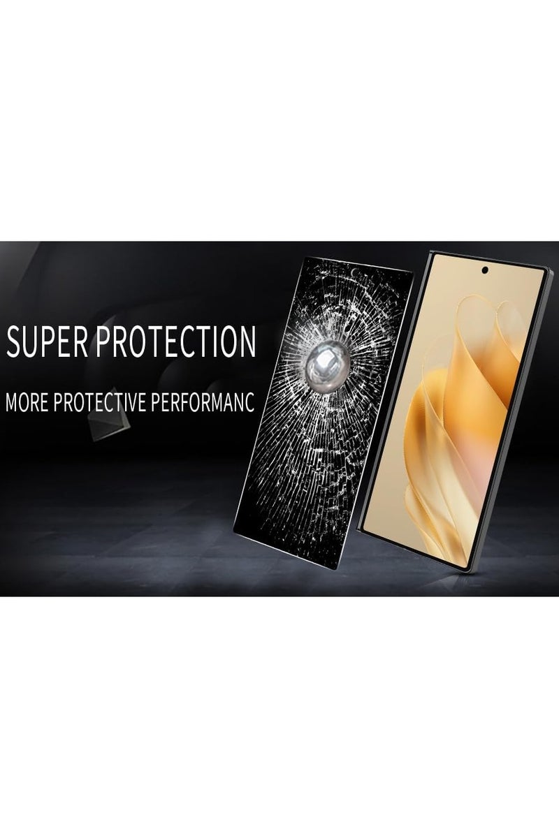 Muzz Screen Protector for Samsung Galaxy Z Fold 7 9H Hardness 2.5D Curved Tempered Glass Anti-Scratch Bubble Free for Z fold7 5G Privacy Glass 2 Pack - Image 2