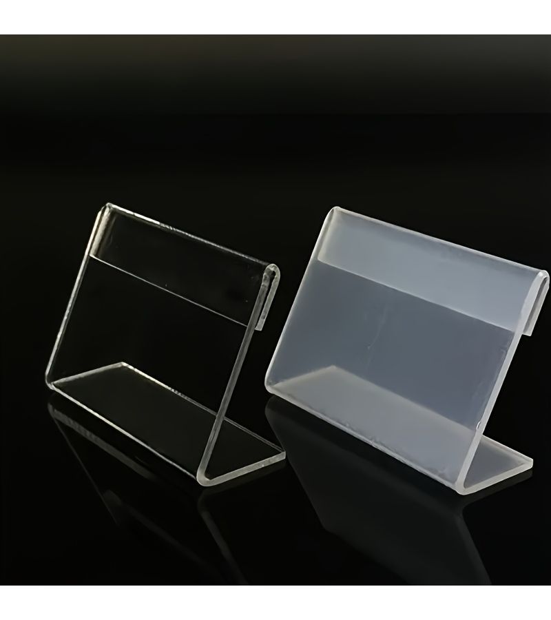 Transparent Acrylic 5pcs Photo Frame Set Desktop Display Stand 3 Inch Mosaic Tiles - Image 4