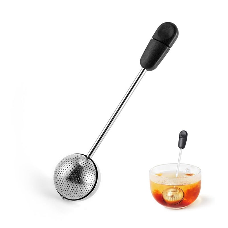SHULABH CREATIVE Shulabh creative Twisting Tea Infuser Stainless Steel Tea Infusers for Loose Tea Green Tea Infuser Green Tea Filter Stainless Steel Tea Infuser Steel Infuser Pack of 1  - Image 4