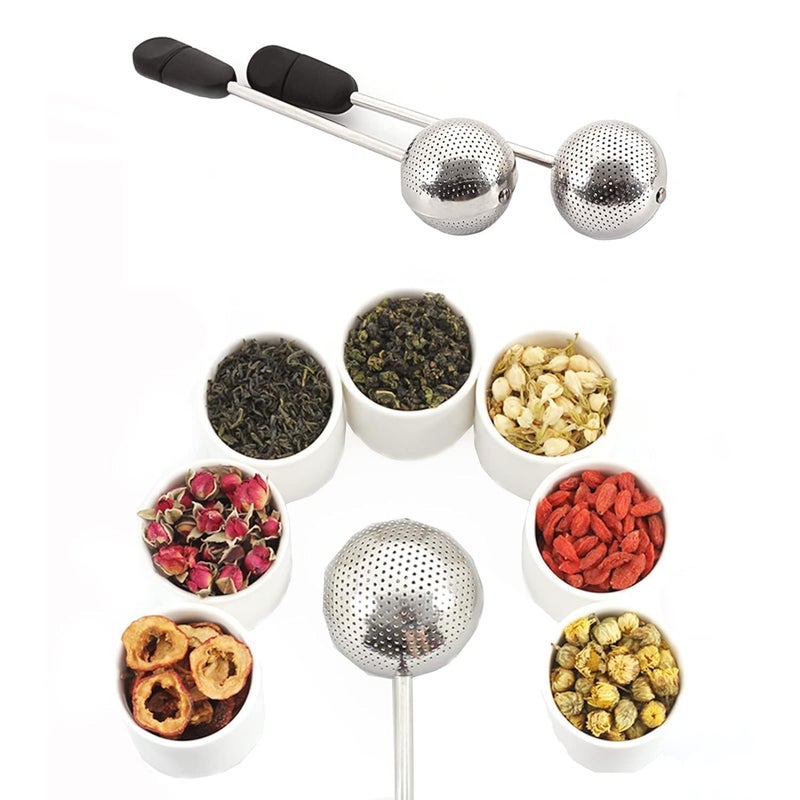 SHULABH CREATIVE Shulabh creative Twisting Tea Infuser Stainless Steel Tea Infusers for Loose Tea Green Tea Infuser Green Tea Filter Stainless Steel Tea Infuser Steel Infuser Pack of 1  - Image 5