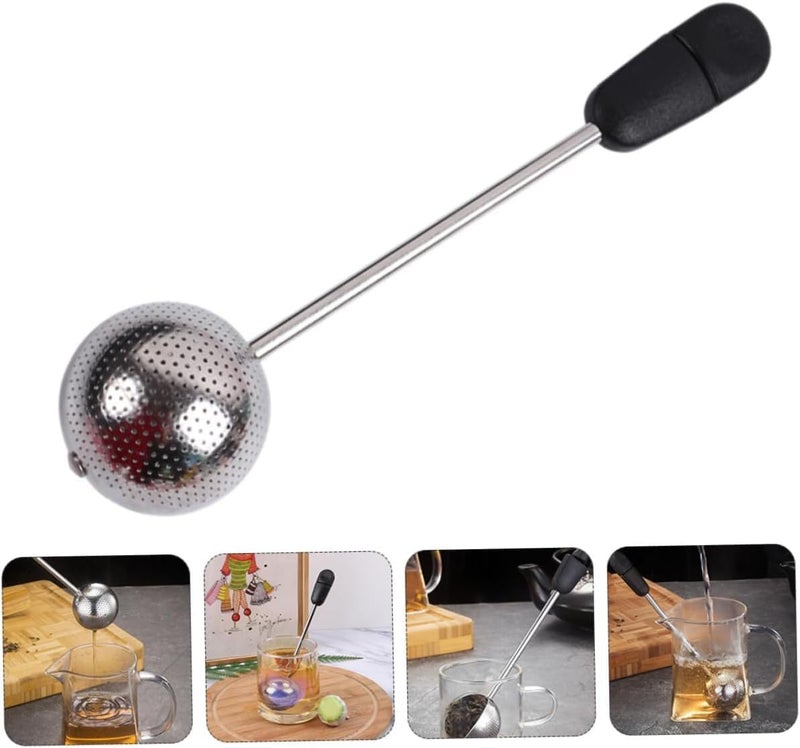 SHULABH CREATIVE Shulabh creative Twisting Tea Infuser Stainless Steel Tea Infusers for Loose Tea Green Tea Infuser Green Tea Filter Stainless Steel Tea Infuser Steel Infuser Pack of 1  - Image 1