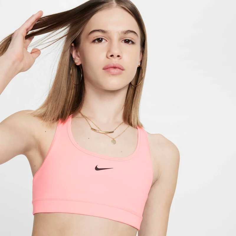 Nike Kids' Swoosh Medium-Support Sports Bra