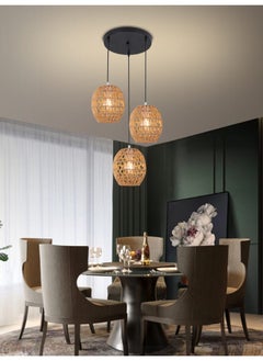 Best Power Classic Handmade Chandelier Lamp 7191-3 with E27 Base – Vintage Hanging Ceiling Light Fixture for Living Room, Dining, Bedroom – 3 Lights – Bulbs Not Included  - Image 1
