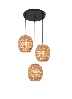Best Power Classic Handmade Chandelier Lamp 7191-3 with E27 Base – Vintage Hanging Ceiling Light Fixture for Living Room, Dining, Bedroom – 3 Lights – Bulbs Not Included  - Image 4