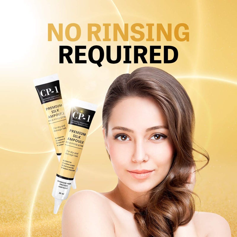 CP-1 Esthetic House CP-1 Premium Silk Ampoule Keratin Silk 4ea /Hair Ceramide Treatment Protein Repair - Image 2