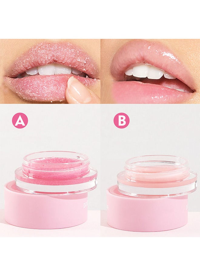 Julystar Lip Scrub, Lip Mask and Lip Exfoliator with Double Effect, Repair Lip Mask for Dry, Cracked Lips, Collagen Booster Sleeping Lip Mask Repair Treatment to Restore, Lip Moisturizer for Lip Treatment Care  - Image 3