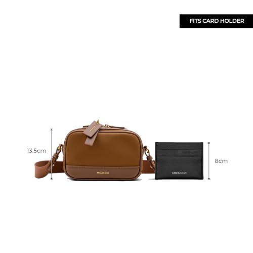 Miraggio Casey Crossbody Bag (Brown) - Image 2