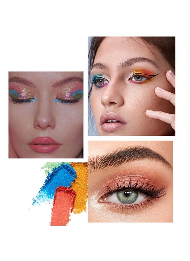 Misiou Beauty Landscape eyeshadow tray, waterproof, color, pearl, stage, white clouds blue sky green grassland #01  - Image 4