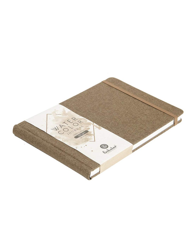 Scholar A5 Watercolour Journal (200 GSM 100% Cotton) (Khakhi) - Image 2