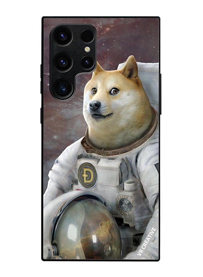 VR CREATIVE Protective Case Cover For Samsung Galaxy S25 Ultra Doge To Space Design Multicolour