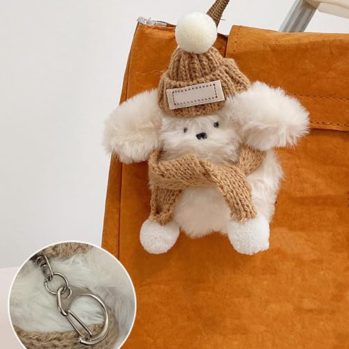 BdelrinQue Plush Keychain, Bag Charms for Handbags, Cute Keychain for Girls, Soft Bag Charms for Girls（10cm High） - Image 4
