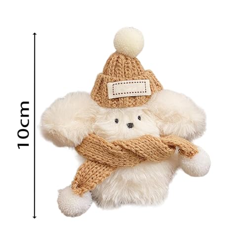 BdelrinQue Plush Keychain, Bag Charms for Handbags, Cute Keychain for Girls, Soft Bag Charms for Girls（10cm High） - Image 2