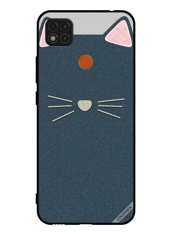 Covernex Protective Case Cover For Xiaomi Redmi 10A Cat Leather Pattern - Image 1