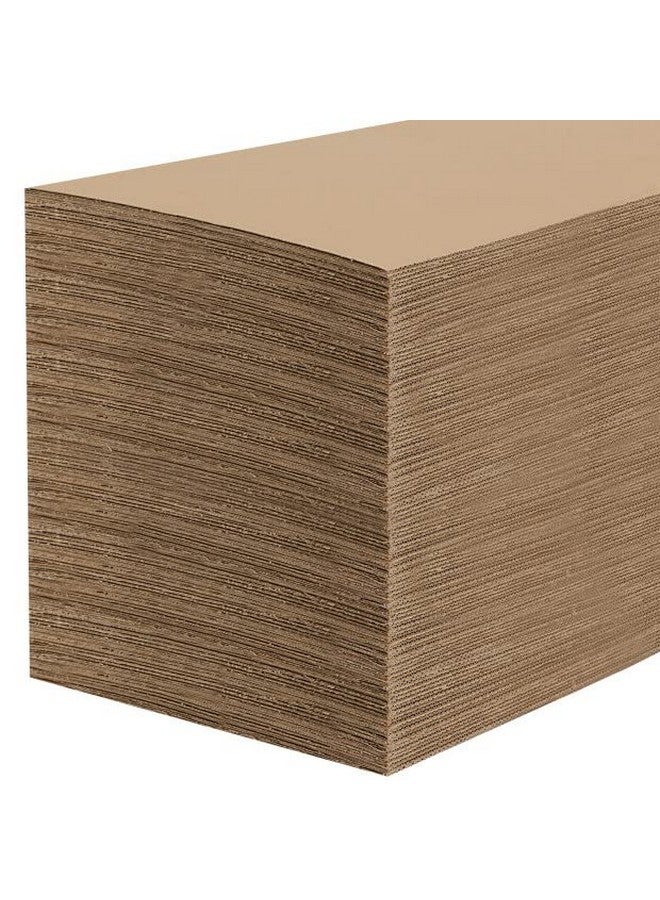 MUKLEI 100 Pack 12 X 9 Inch Corrugated Cardboard Sheets 2Mm Thick Corrugated Cardboard Filler Inserts Flat Kraft Cardboard Sheets For Shipping Mailing Crafts - Image 1