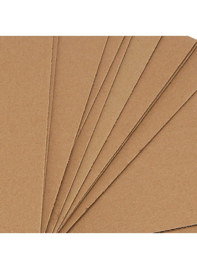 MUKLEI 100 Pack 12 X 9 Inch Corrugated Cardboard Sheets 2Mm Thick Corrugated Cardboard Filler Inserts Flat Kraft Cardboard Sheets For Shipping Mailing Crafts - Image 5