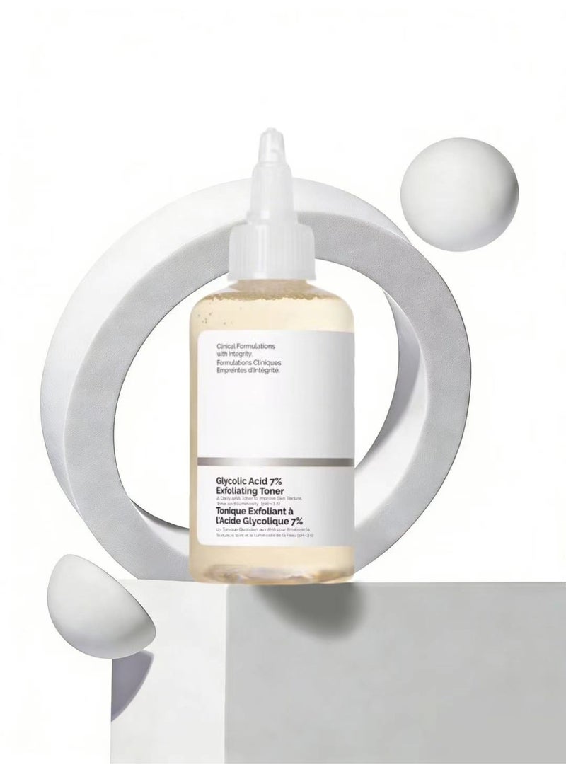 Glycolic Acid 7% Toner - Daily Exfoliating Facial Treatment 240ML