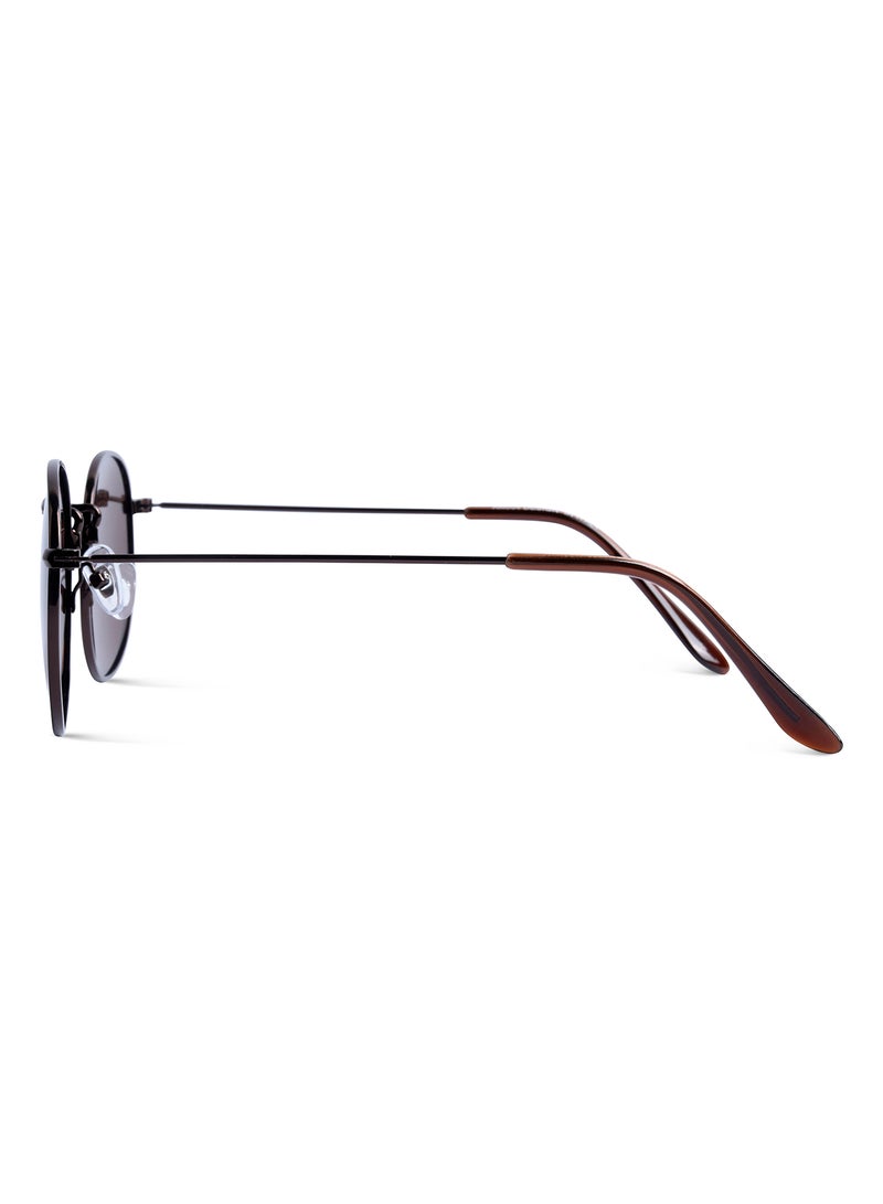 Woggles Brown Polarized Round Sunglasses  - Image 5