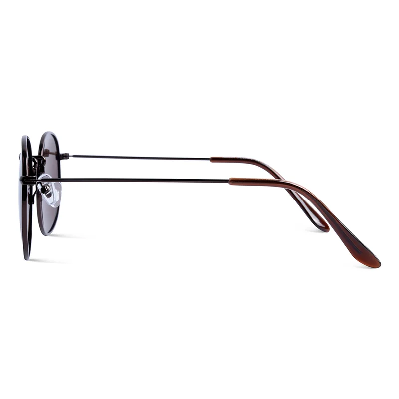 Woggles Brown Polarized Round Sunglasses